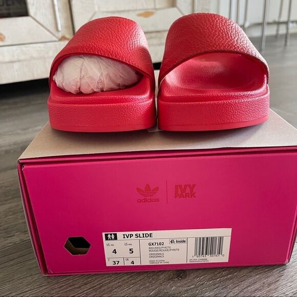 Ivy Park LEATHER SLIDES - Picture 3 of 13